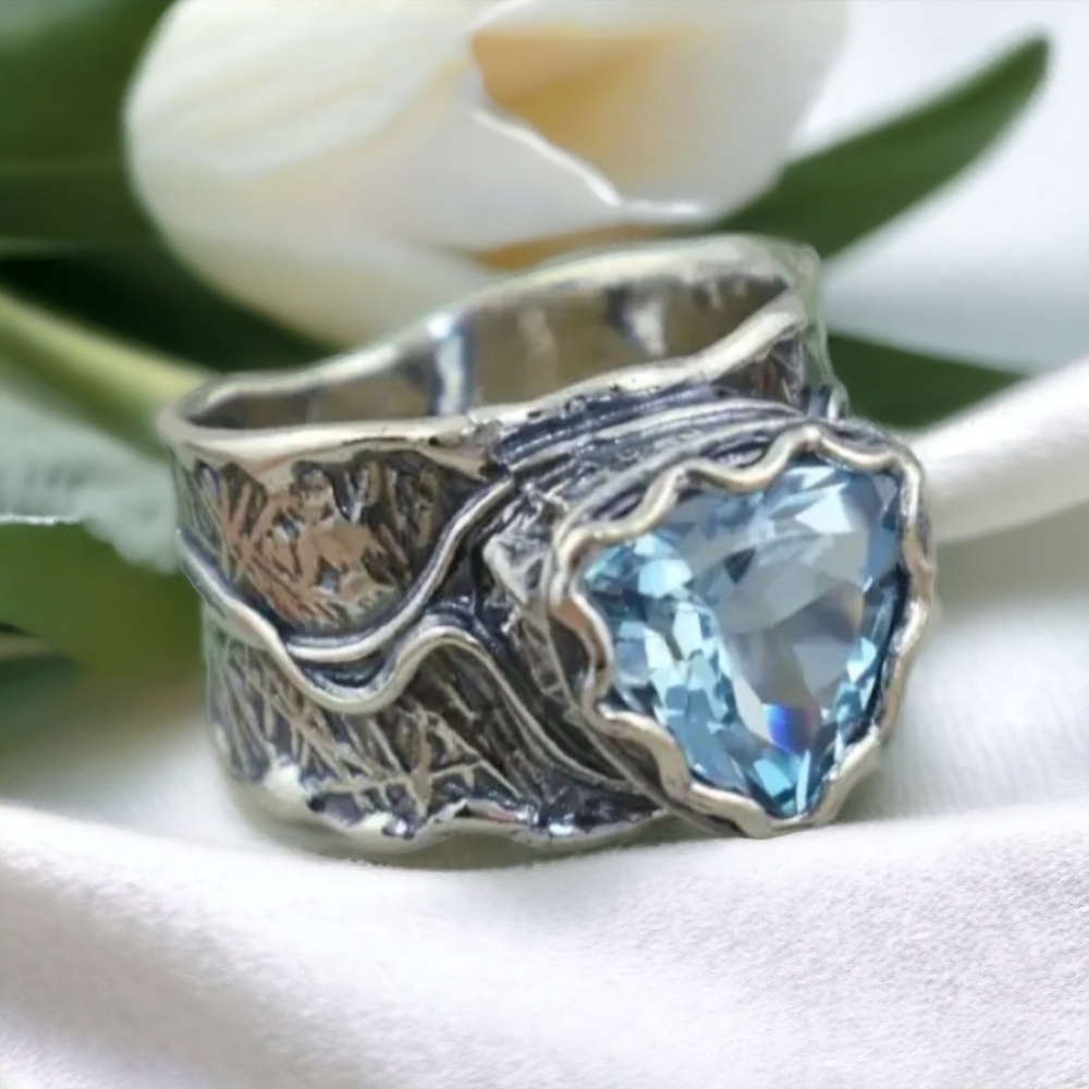 Gemstone bohemian ring - Picture 5 of 9
